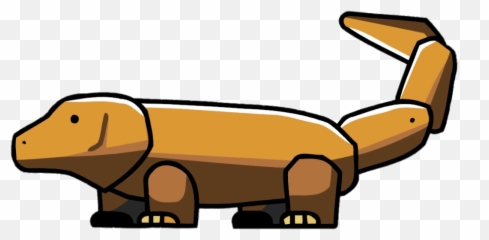 Scribblenauts Komodo Dragon Transparent - Scribblenauts Dragon Png,Komodo Dragon Png