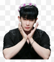 Uploaded - Monsta X Wonho Png,Monsta X Logo Png