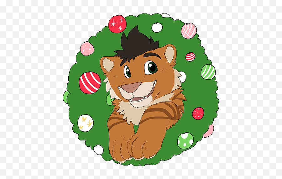 Merry Christmas Wreath 3 By Thienn - Fur Affinity Dot Net Happy Png,Christmas Wreath Icon