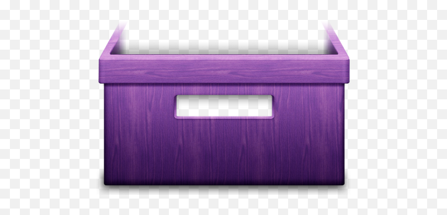 Wooden Stack Purple Icon - Wooden Dock Icons Softiconscom Filing Box Png,Dock Icon Pack