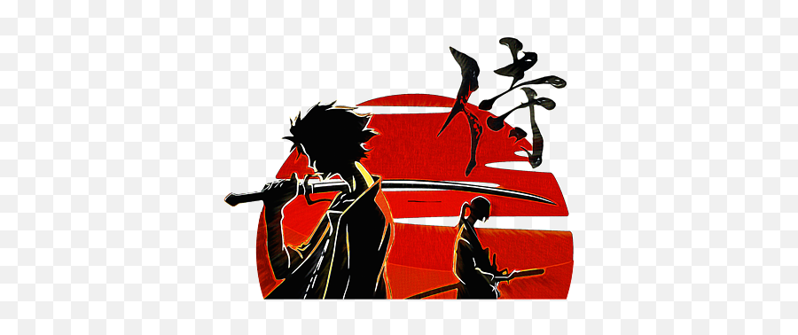 Anime Samurai Champloo Greeting Card For Sale By Reo - Samurai Champloo Logo Vinyl Png,Anime Icon Pack Android