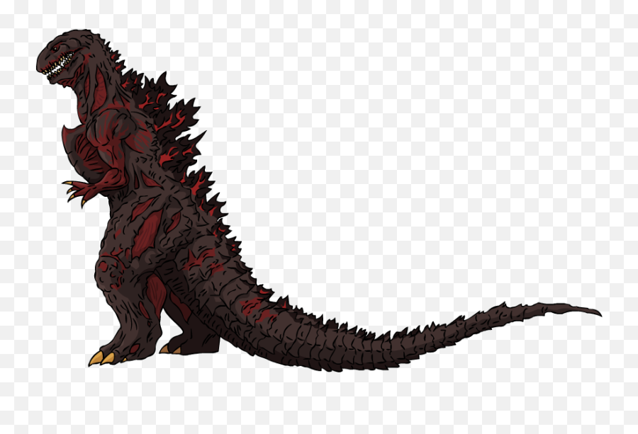Download Hd Godzilla Titanosaurus - Shin Godzilla With No Background Png,Godzilla Transparent