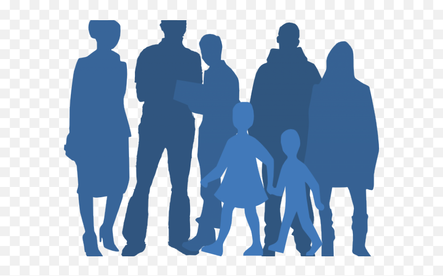 Download People Silhouette Clipart Community - Man Groups Of People Png Silhouette Png,Man Silhouette Png