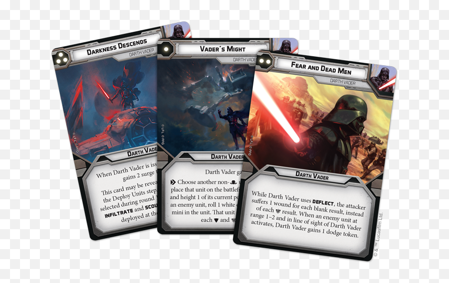 Fantasy Flight Games Preview The Darth Vader Operative - Star Wars Legion Darth Vader Operative Cards Png,Star Wars Battlefront 2 Desktop Icon