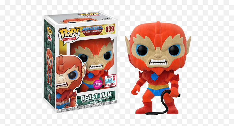 Pop Tv 539 Masters Of The Universe Beast Man Flocked Fall Con 2017 - Masters Of The Universe Funko Pops Png,Momo Yaoyorozu Icon