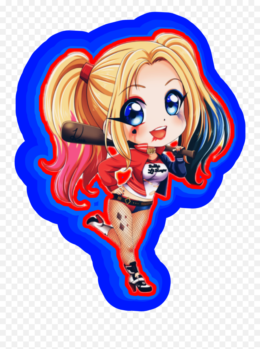 Harley Quinn Margot Robbie - Suicide Squad Harley Quinn Harley Quinn Chibi Cute Png,Poison Ivy Icon Tumblr
