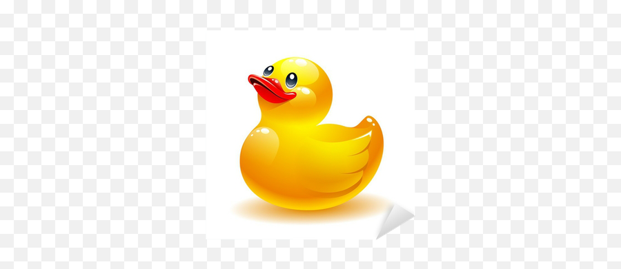 Sticker Rubber Duck Vector Icon - Pixersus Duckr Vector Png,Duck Icon