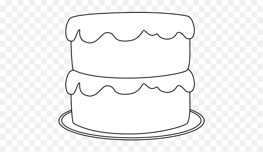Cake Black And White Happy Birthday Clipart - Birthday Cake Clipart White Png,Birthday Cake Clipart Png - free transparent png images - pngaaa.com