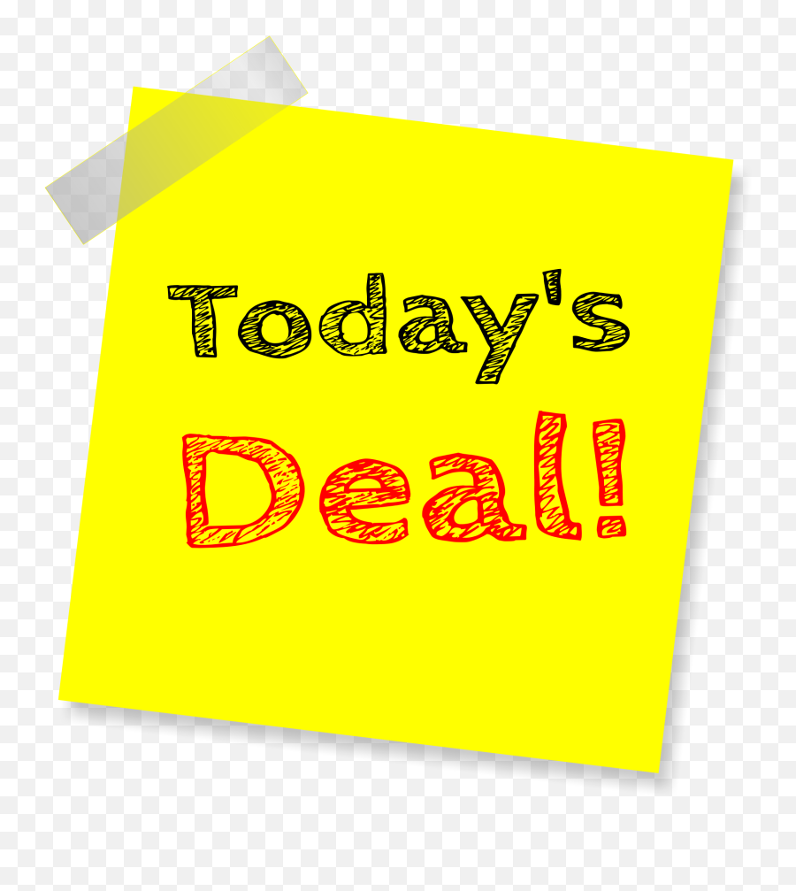 Deal Sticky Note Png Transparent Image - Sticker,Sticky Note Transparent