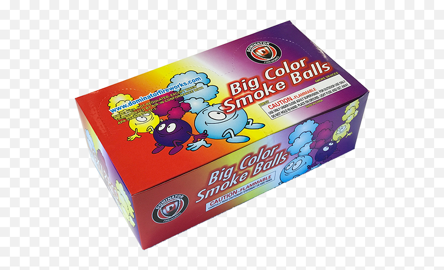 Big Color Smoke Balls - Carton Png,Colored Smoke Png