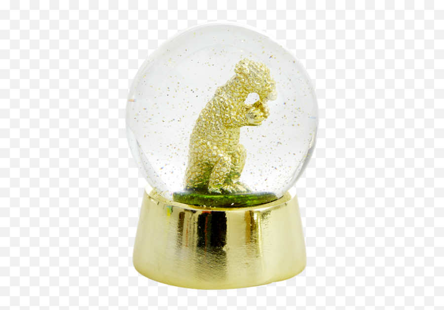 Dinosaur Snow Globe By Rice Dk - Brass Png,Gold Globe Png