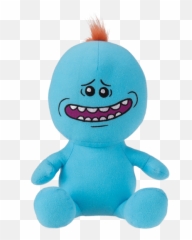 Rick And Morty - Rick And Morty Mr Meeseeks Plush Png,Mr Meeseeks Png