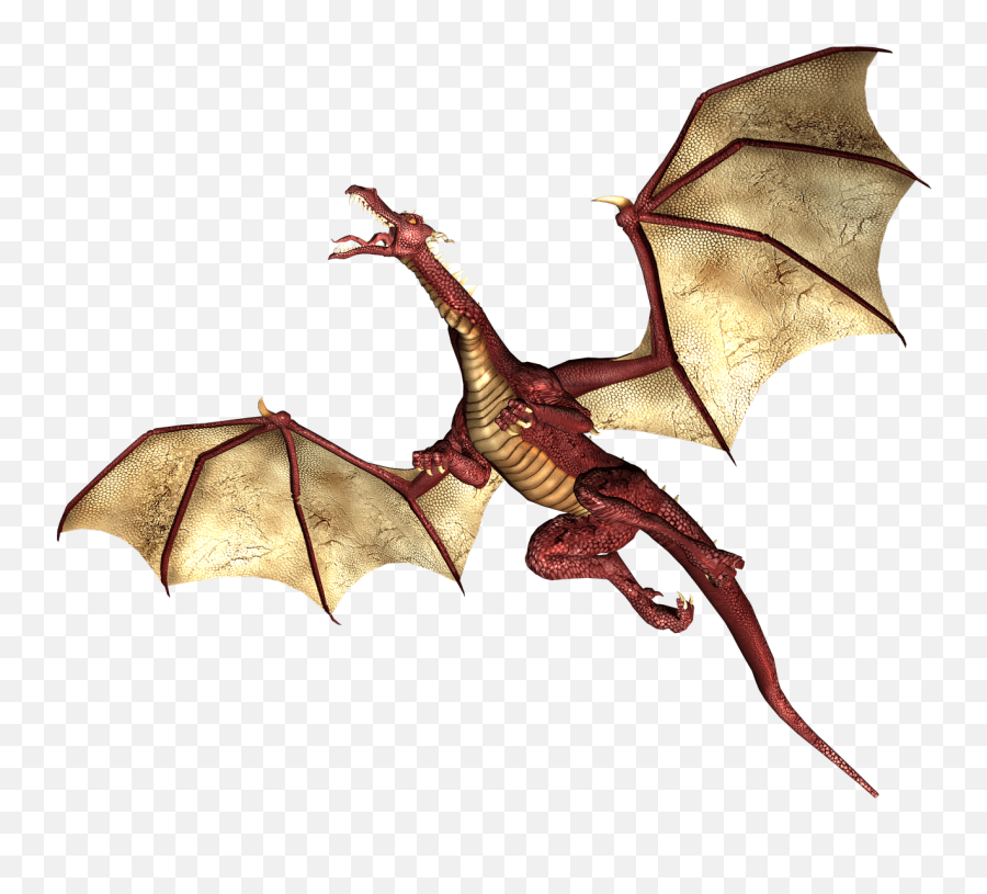 Dragon Png - Transparent Background Dragon Flying Png,Dragon Clipart Transparent Background