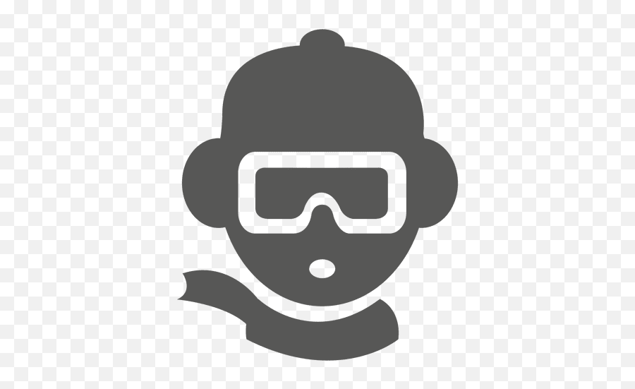 Skis Vector Goggle Transparent Png - Skier Vector Goggles,Ski Goggles Png