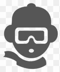 Skis Vector Goggle Transparent Png - Skier Goggles