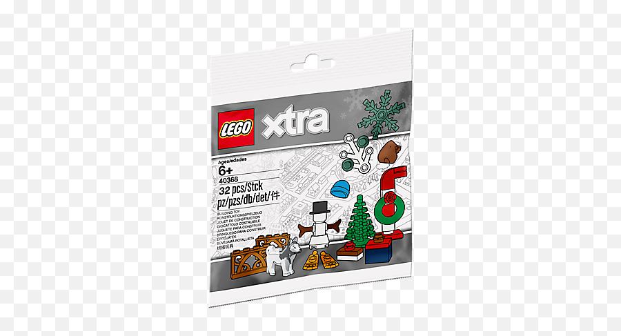 Lego Xtra Xmas Accessories 40368 - Lego Xtra Png,Lego Block Png