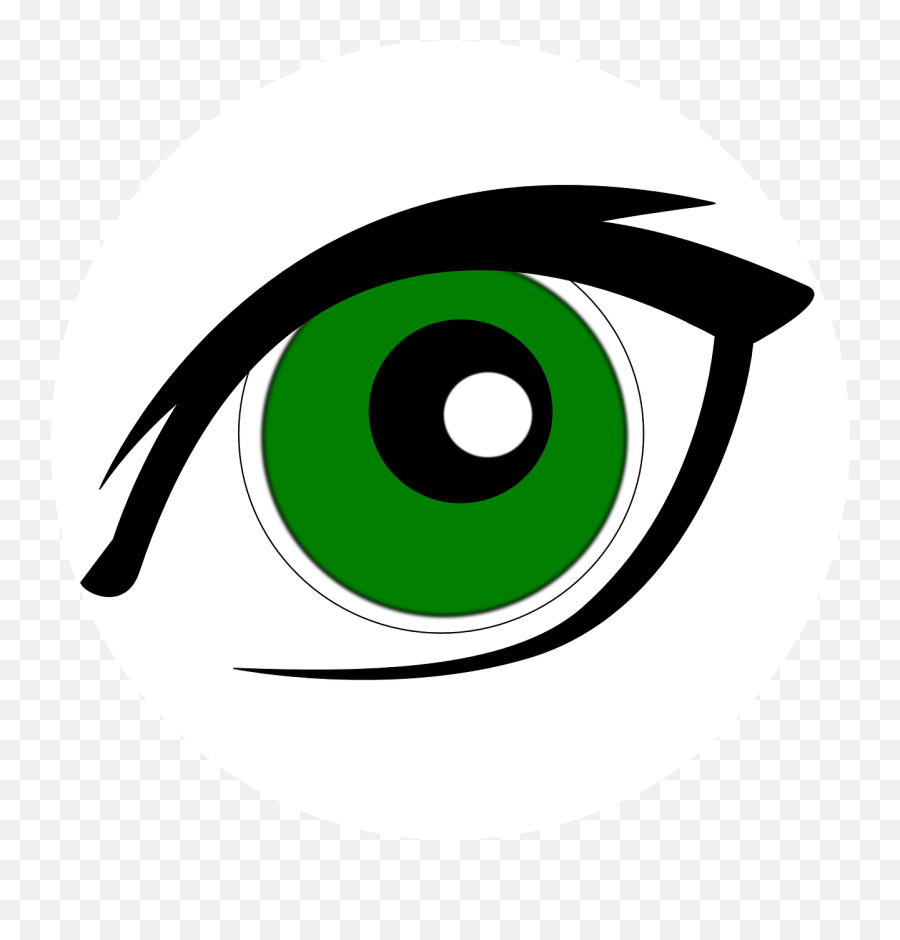 Clip Art Green Eye - Green Eyes Clipart Png,Green Eye Png