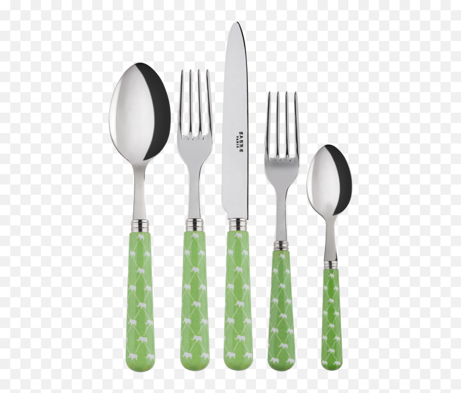 Sabre Paris Dumbo Garden Green Place - Cutlery Png,Place Setting Png