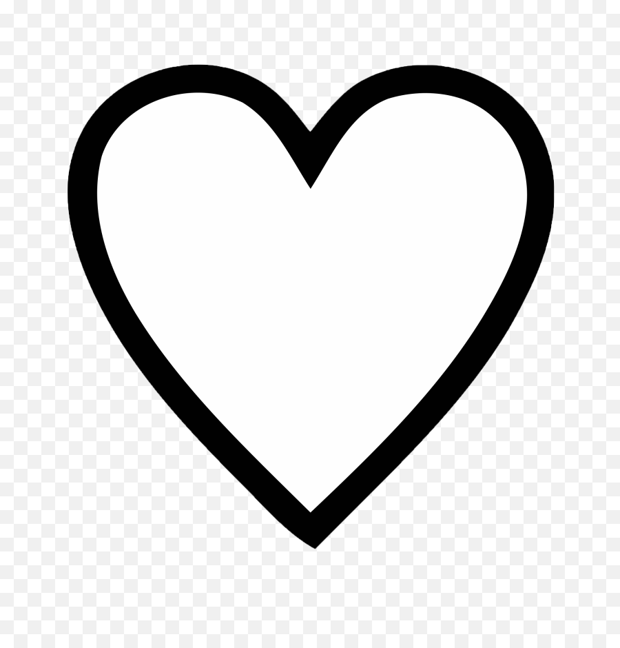 Heart - Black Transparent Heart Png,Emoji Hearts Transparent