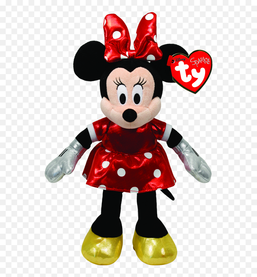 Minnie Mouse Sparkle Beanie Babies - Disne Mickey And Minnie Png,Baby Minnie Mouse Png