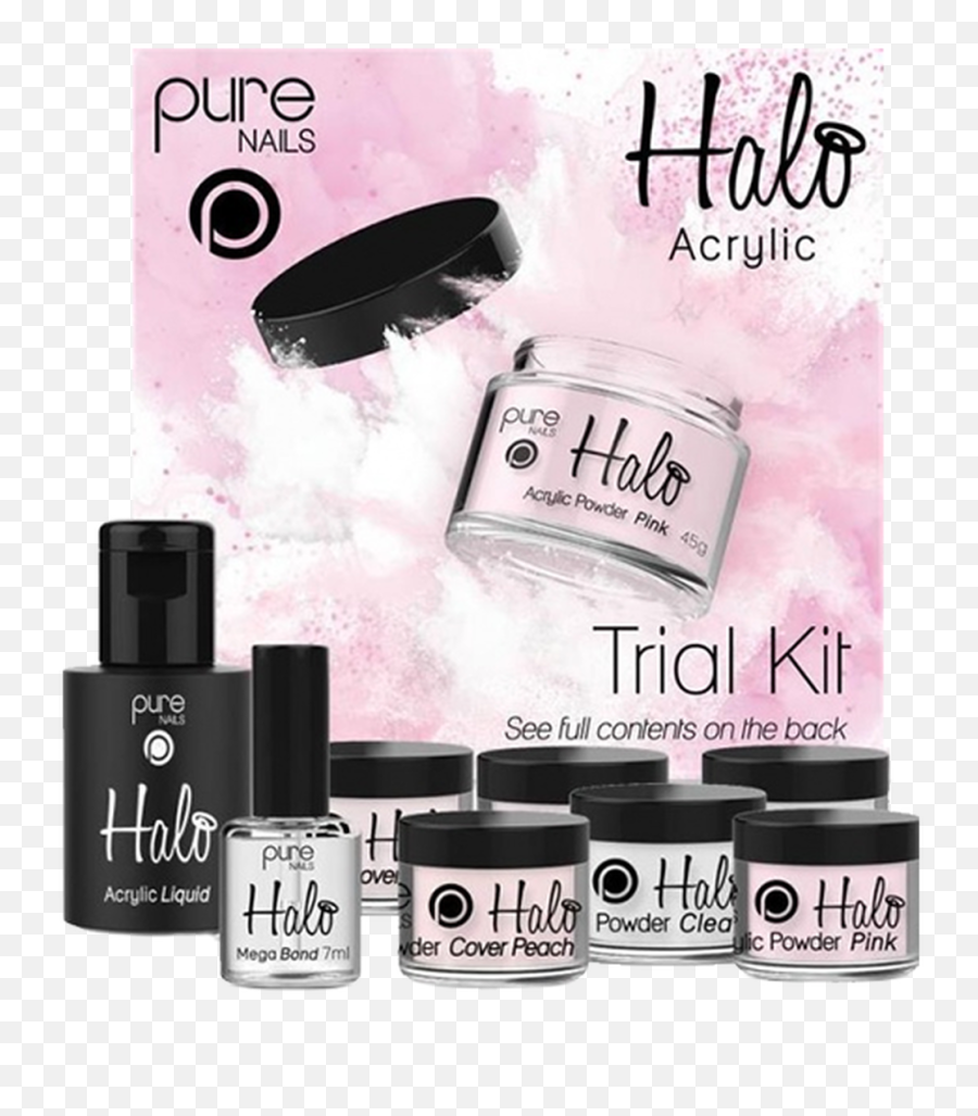 Halo Acrylic Trial Kit - Halo Pure Nails Acrylic Png,Angel Halo Transparent