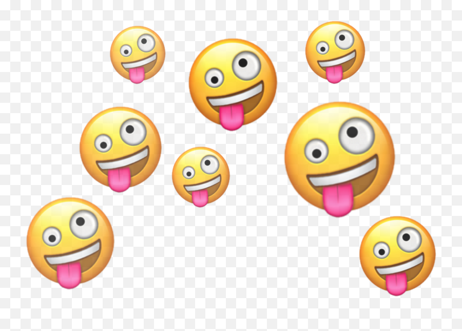 Emoji Aesthetic Crazy Png Sticker - Crazy Emoji Transparent,Crazy Emoji Png