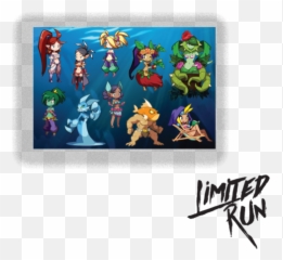 Shantae And The Seven Sirens Sticker Sheet Pax Exclusive - Shantae Stickers Png,Shantae Png
