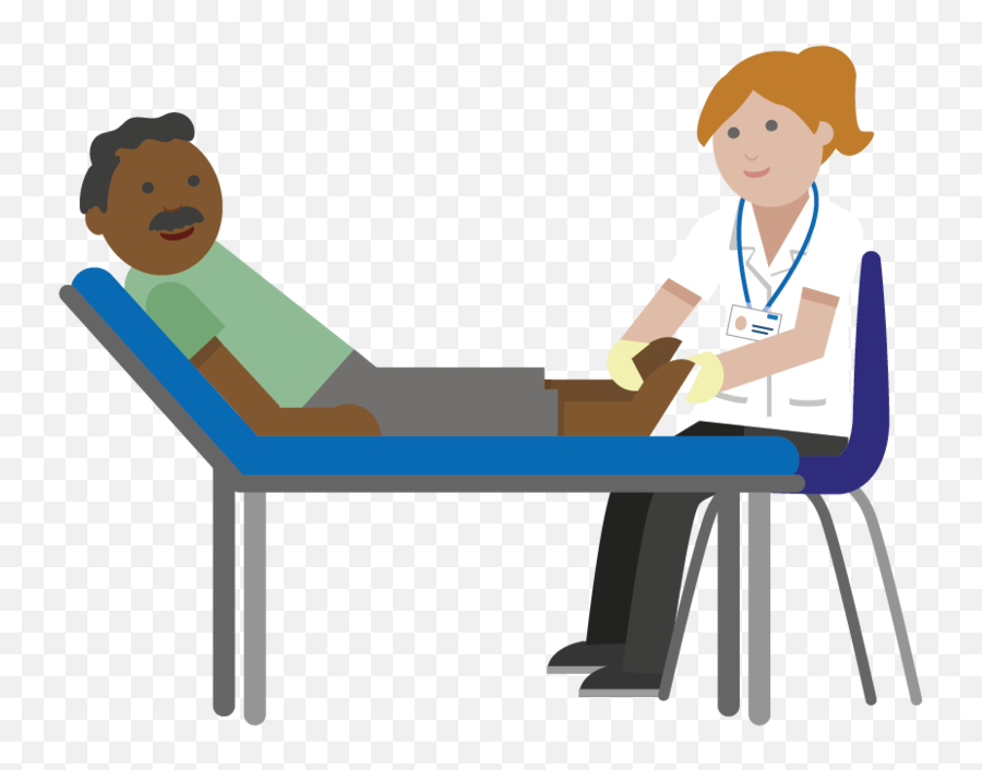 Patient Png - People 2podiatrist With Adult Patient Podiatrist Clipart,People Cartoon Png