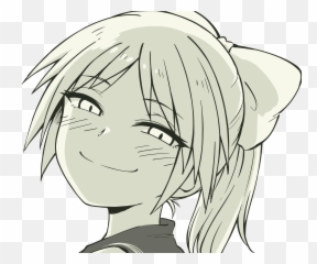 Smug Anime Trap Girl Png Download - Anime Girl Smug Face,Facial Png