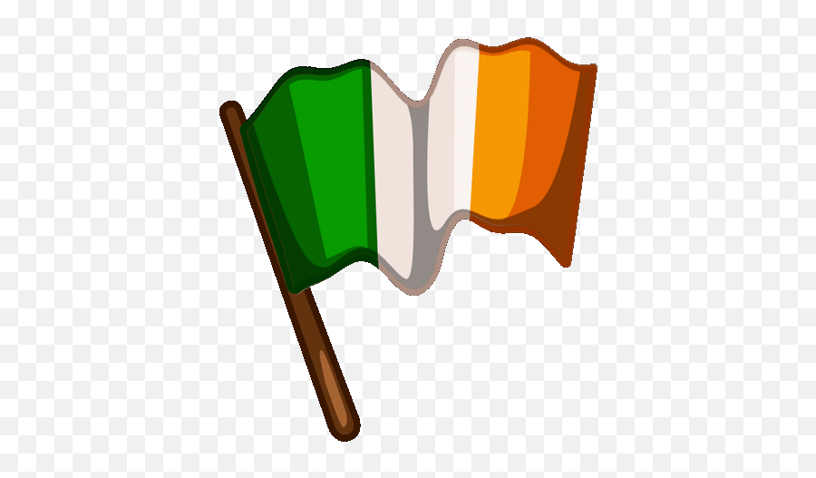 Ireland Flag Gif - Ireland Flag Cartoon Transparent Png,Ireland Flag Png