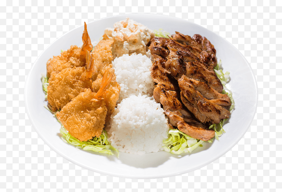 Seafood Combo - Lu0026l Hawaiian Barbecue Hawaiian Bbq Seafood Combo Png,Fried Fish Png