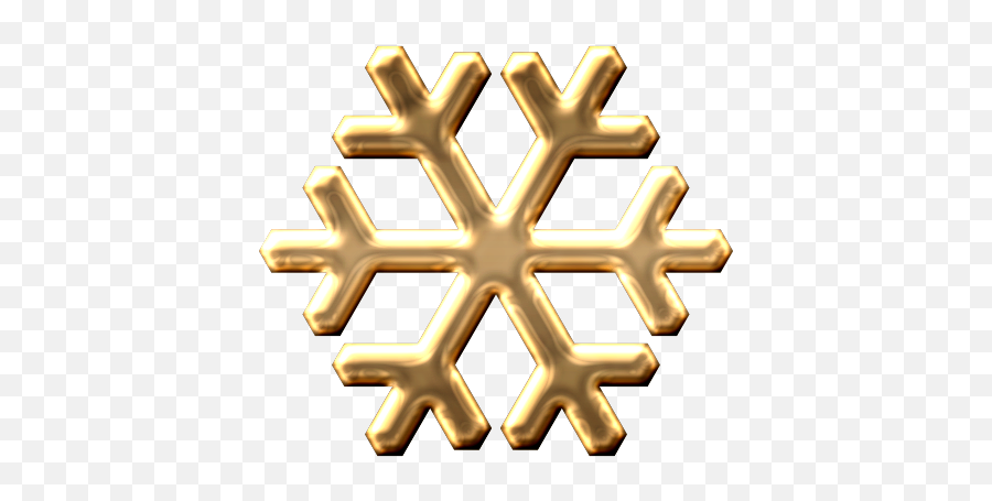 Metal Snowflake 01 - Gold Graphic By Marisa Lerin Pixel Snowflake Icon Vector Png,Gold Snowflakes Png