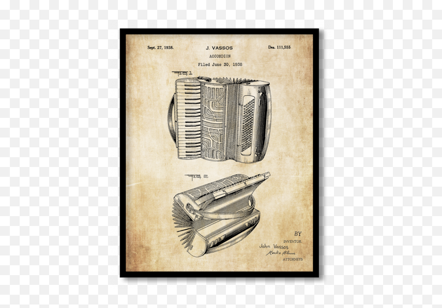 Accordion Posters Paintings Framed Wall Art Papers - Accordion Png,Accordion Png