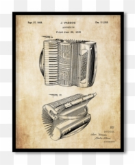 Accordion Posters Paintings Framed Wall Art Papers - Accordion Png,Accordion Png