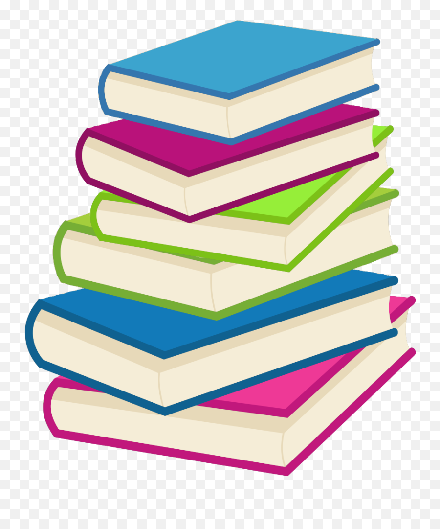 Books Vector - Clipart Stack Of Books Transparent Background Png,Stack Of Books Png