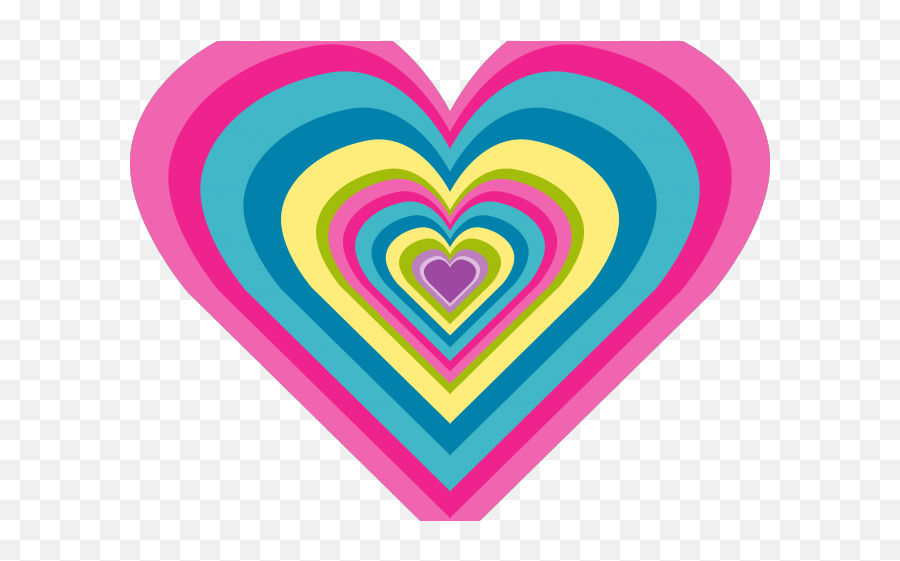 Radiating Rainbow Heart Minecraft - Clip Art Library Png,Minecraft Heart Png
