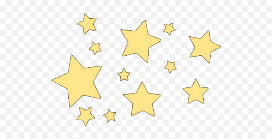 Stars Yellow Sticker - Transparent Pastel Yellow Star Png,Yellow Star Transparent Background