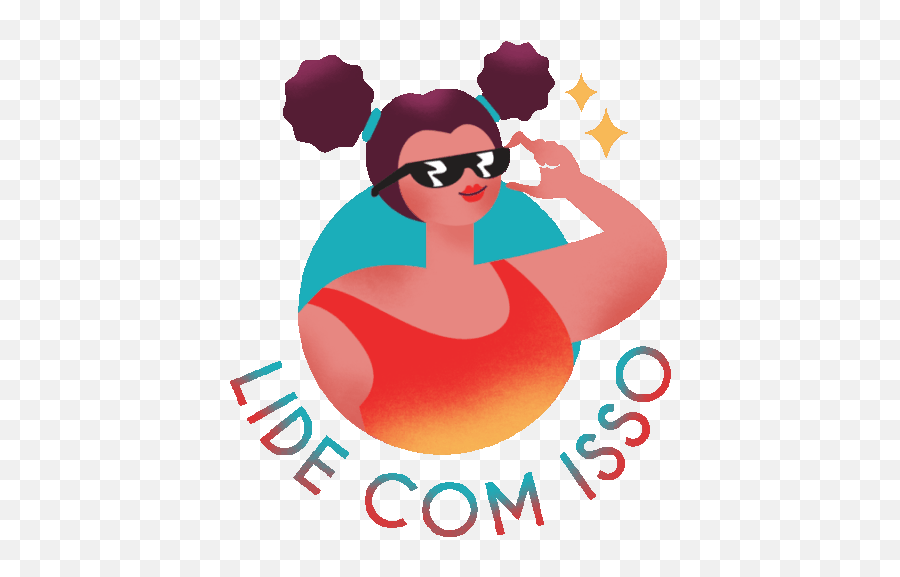 Curvy Girl Wearing Sunglasses Says Deal With It In Portuguese Gif - Proudlyme Lidecomisso Dealwithit Discover U0026 Share Gifs For Adult Png,Deal With It Glasses Transparent