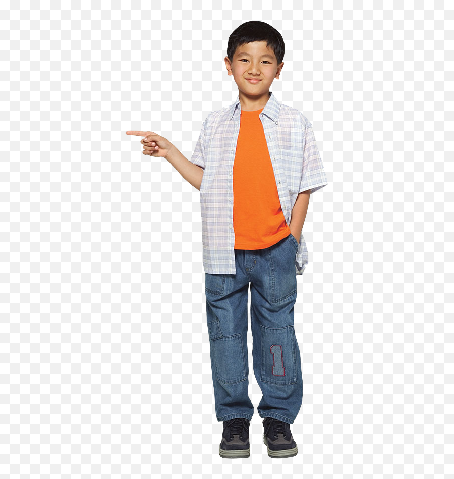 Asian Child Pointing Png Image - Object Pronouns Ppt,Person Pointing Png