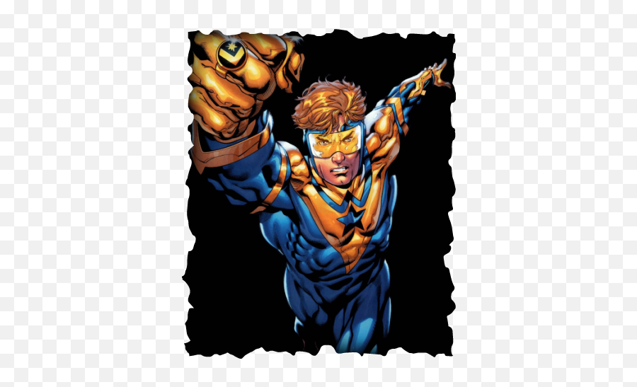 B - Superheroes U0026 Villains Az Booster Gold Comic Png,Booster Gold Logo