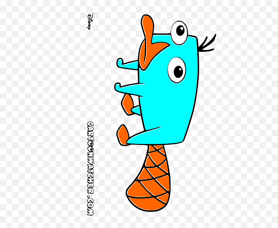 Phineas And Ferb Perry Coloring1 - Draw Perry The Platypus Draw Perry The Platypus Png,Perry The Platypus Png