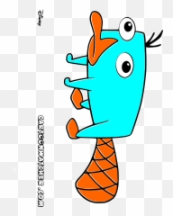 Phineas And Ferb Perry Coloring1 - Draw Perry The Platypus Draw Perry The Platypus Png,Perry The Platypus Png