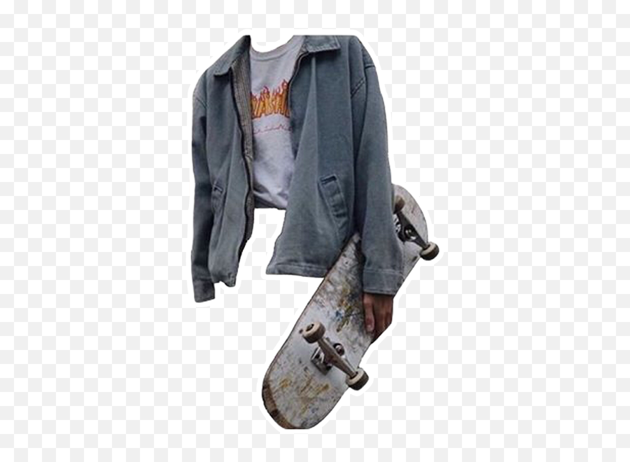 Png Clothes Skate Skateboarding Sticker - Aesthetic Boy Outfits Png,Skater Png