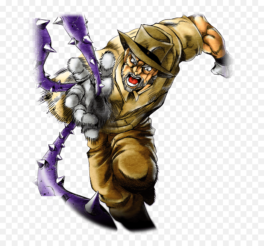 Joseph Joestar Purple - Joseph Joestar And Hermit Purple Png,Joseph Joestar Transparent