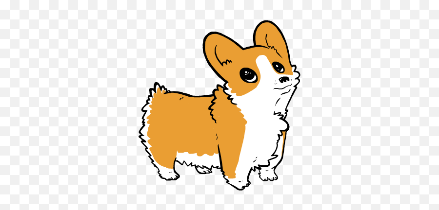 Free Corgi Transparent Background - Corgi Cartoon Dog Transparent Background Png,Corgi Transparent