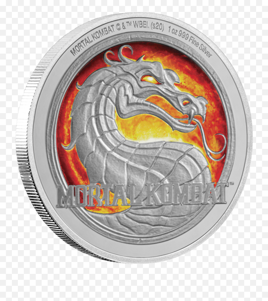 Coins Australia - 2020 Mortal Kombat 1oz Silver Coin Png,Mortal Kombat Logo Transparent