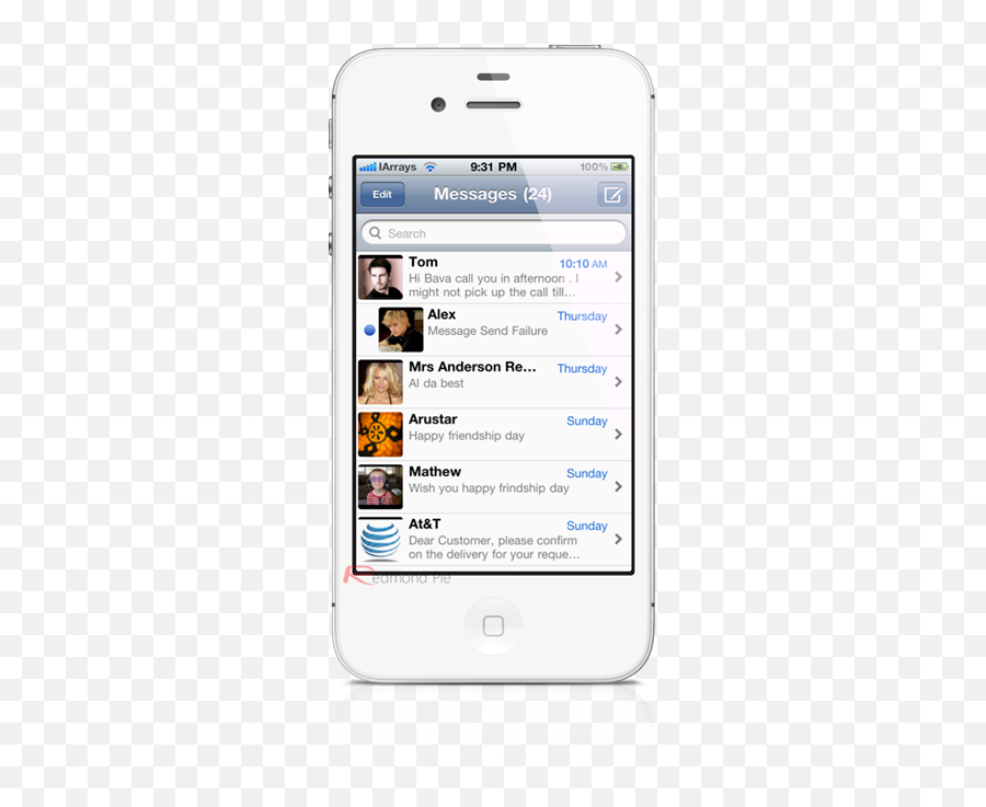 Copic Updated For Iphone 4s Lets You Add Contact Photos To - Text Message Fail Png,Messages Icon Iphone