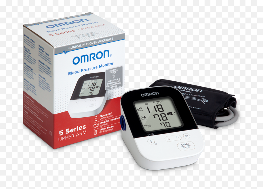 Omron Automatic Blood Pressure Monitor - Omron Automatic Digital Blood Pressure Monitor 5 Series Png,Blood Pressure Monitor Icon
