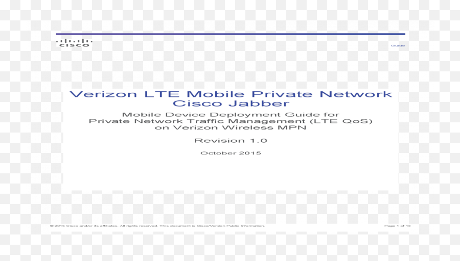 Verizon Mobile Private Network Traffic Management U2013 Lte Qos - Dot Png,Cisco Jabber Icon