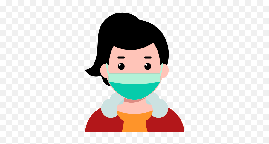 Mask Girl Protection Coronavirus - Menina Com Mascara Png,Mascara Icon Png